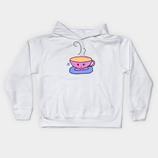 pink teacup Kids Hoodie